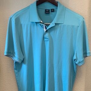 Boss Men's Aqua Polo Shirt